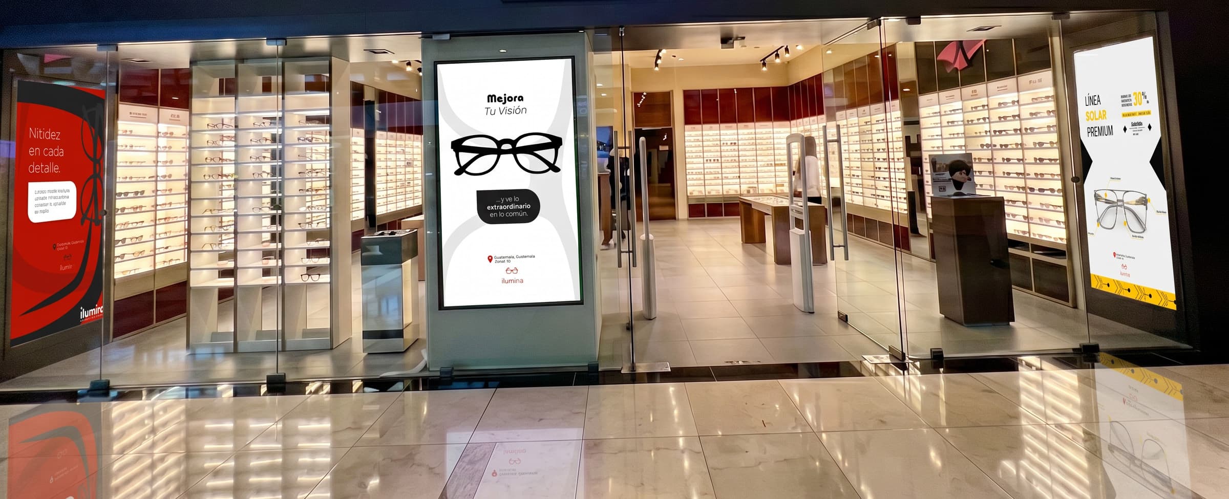 Ejemplo de signage digital en un negocio real